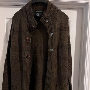 LH Sport Brown Knit Cardigan
